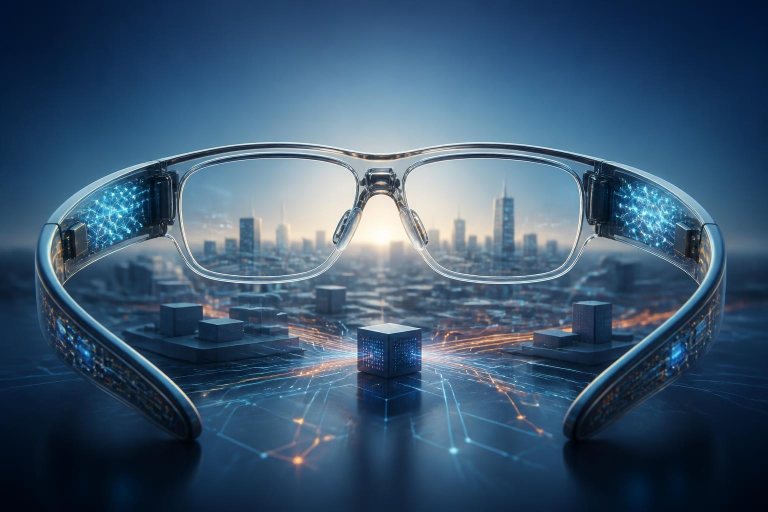Symbolische Smart Glasses mit lokalem KI-Modell
