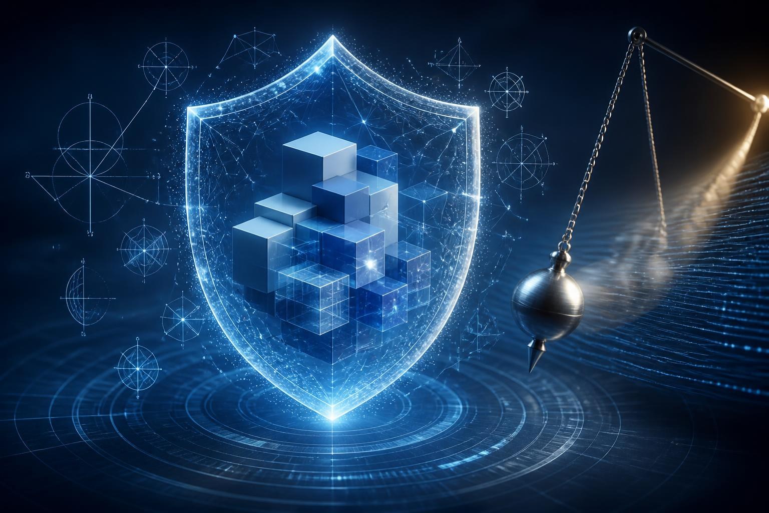 Mathematischer Schutzschild um abstrakte Software-Bausteine.